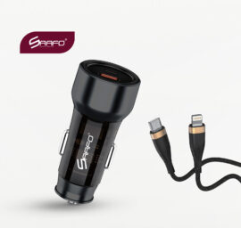 SAAFO 47W PD CAR CHARGER WITH CABLE..